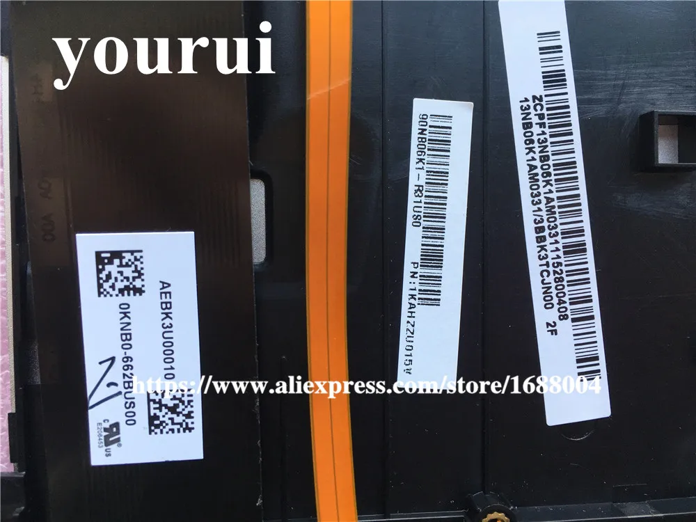 Для Asus N751 N751JX N751JK N751J G771 GL771 Упор для рук Топ C чехол в виде ракушки с подсветкой с US RU Клавиатура