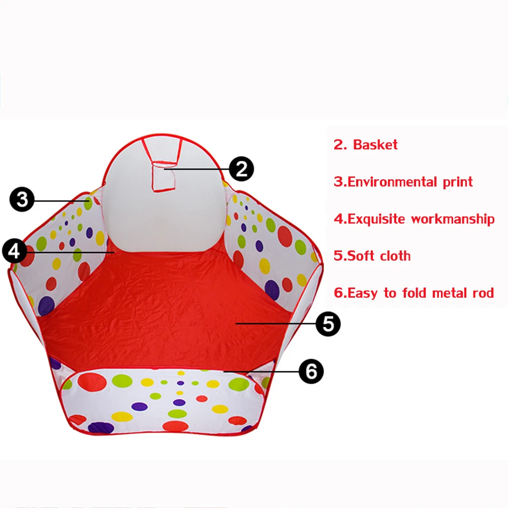 Детская палатка для игр игровой домик рандомный Океанский шар горячая новинка