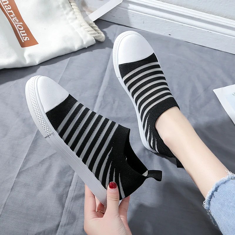 Новинка женские повседневные туфли на плоской подошве Роскошные дышащие