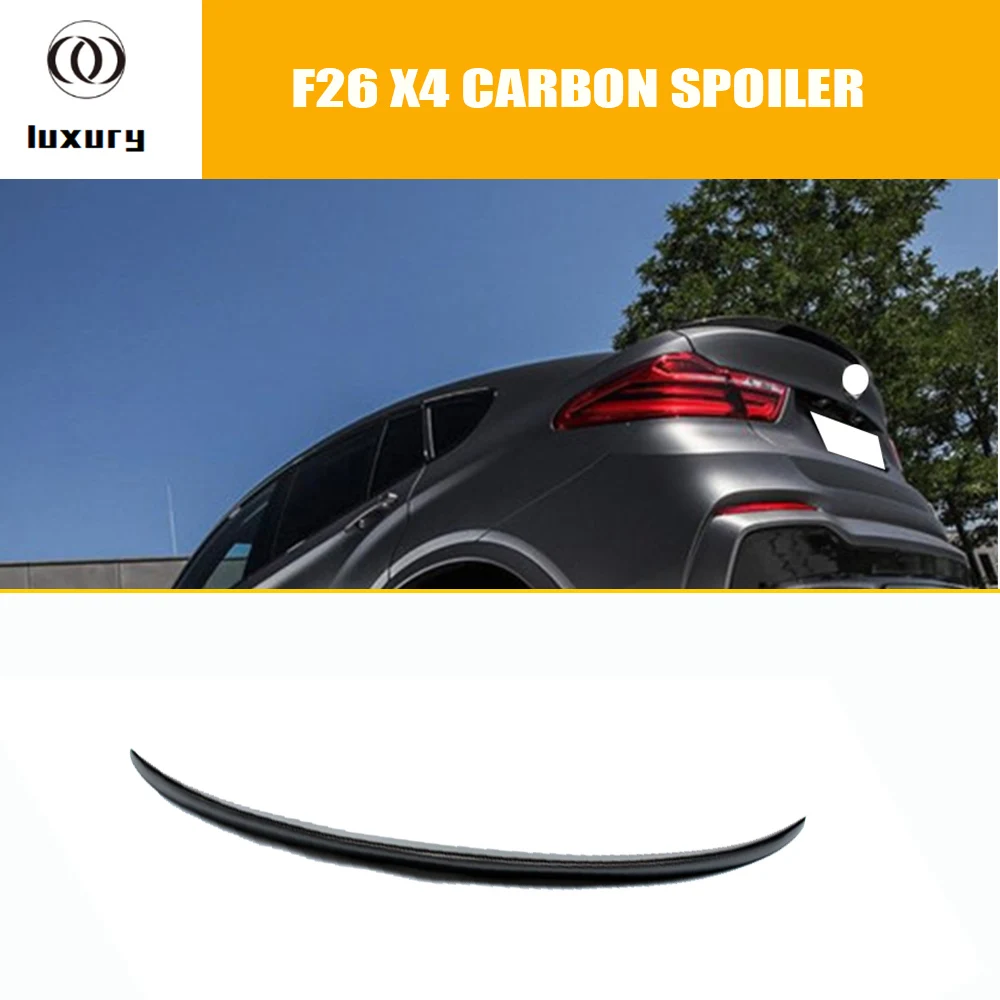 M Стиль для BMW F26 X4 задний спойлер из углеродного волокна 20i 28i 35i 20d 30d 35d 2014 2015 2016