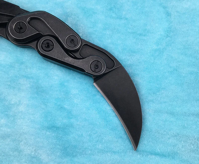 LEMIFSHE механический нож-коготь M390 Caswell, лезвие из порошковой стали+ стальная ручка, нож для отдыха на природе, нож для фруктов, инструмент для повседневного использования