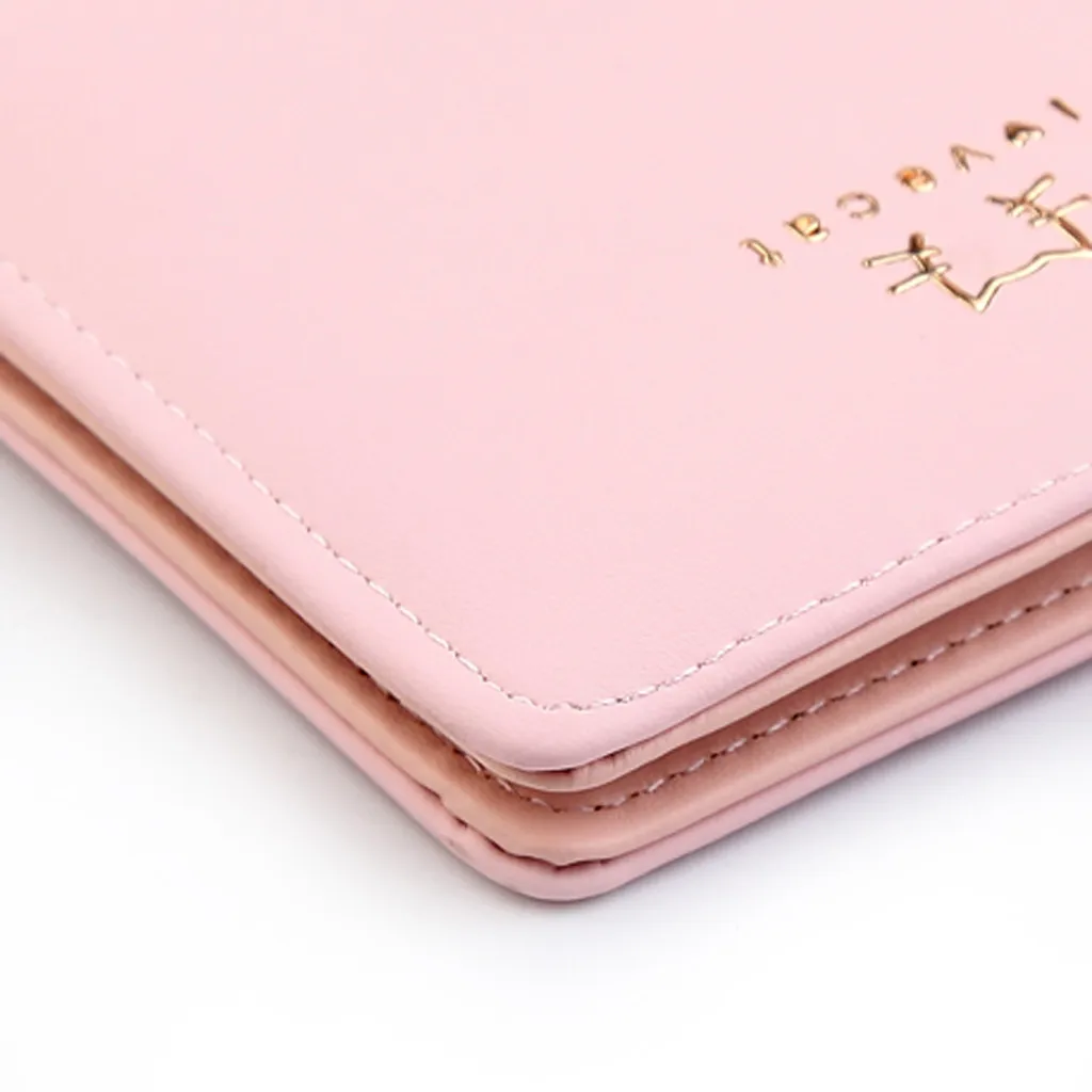 Mini Thin Folded Women Short Wallet Cute Animal Pattern Coin Purse Card Holder Bag Fashion New Woman Wallets Carteira Feminina