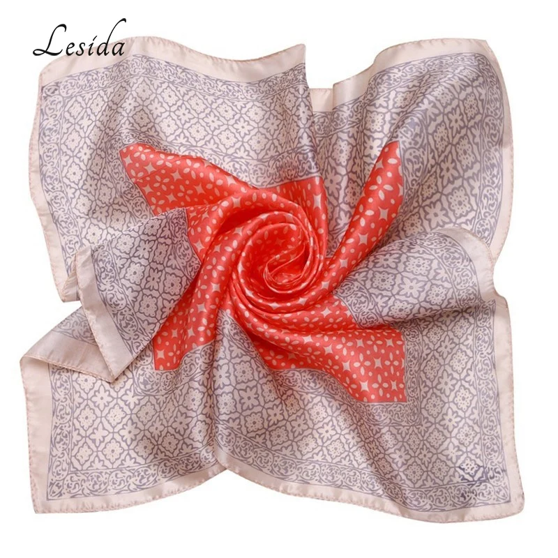 2019 Джокер женский шелковый шарф с принтом модный головной платок женские