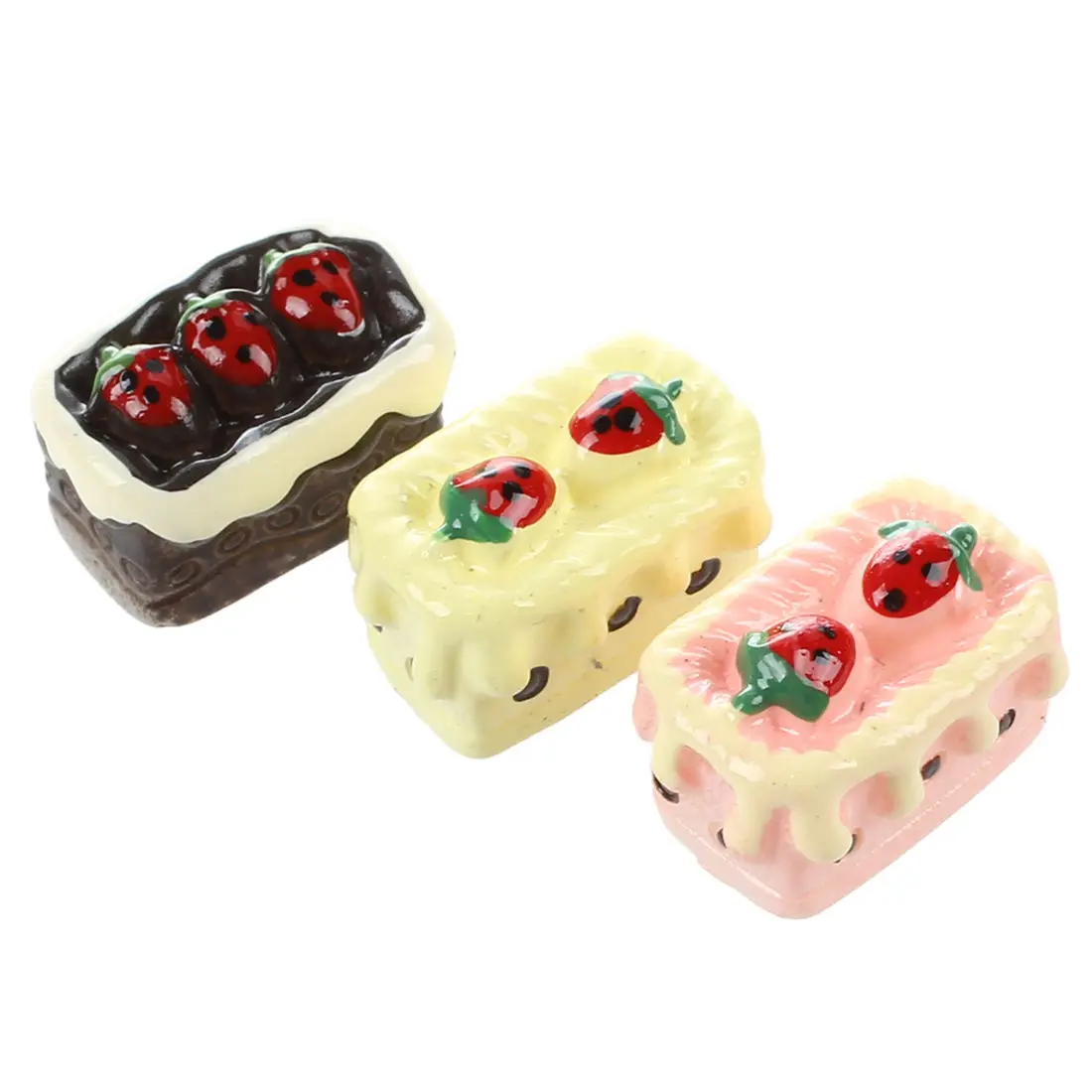 8 шт. миниатюрные торты для кукольного домика|chocolate miniatures|cake miniaturecake piece |