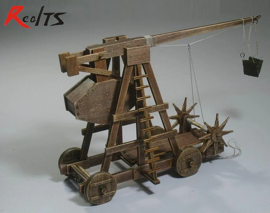 Классические деревянные древние колесницы RealTS сборные из материала