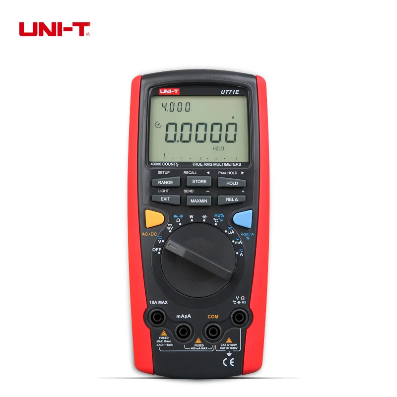 UNI T A/M мультиметры UT71A UT71B UT71C UT71D UT71E Цифровой мультиметр true RMS RS232 интерфейс