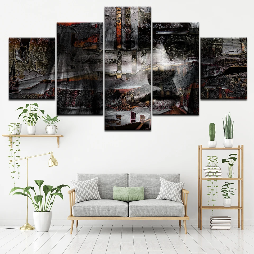 5 Piece Modular canvas print painting Figure Has framework Wall art pictures living room home deco artwork |