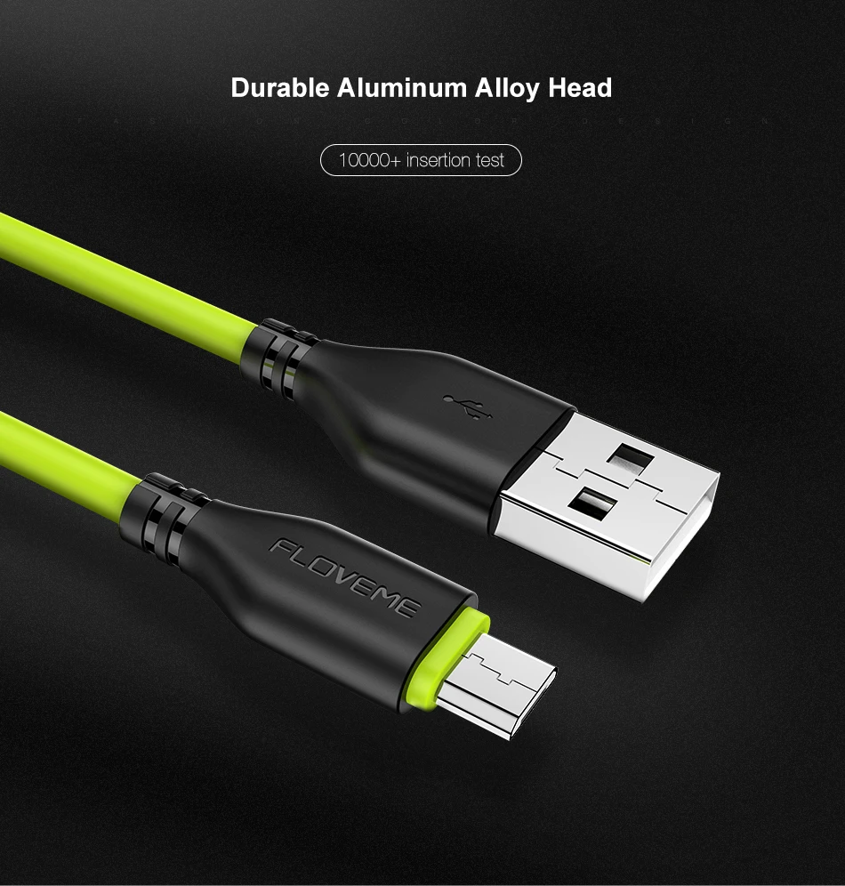 FLOVEME TPE USB mi cro кабель для samsung huawei Xiaomi mi Max 3 Nokia 8 кабель mi cro usb зарядный кабель для передачи данных телефонный кабель