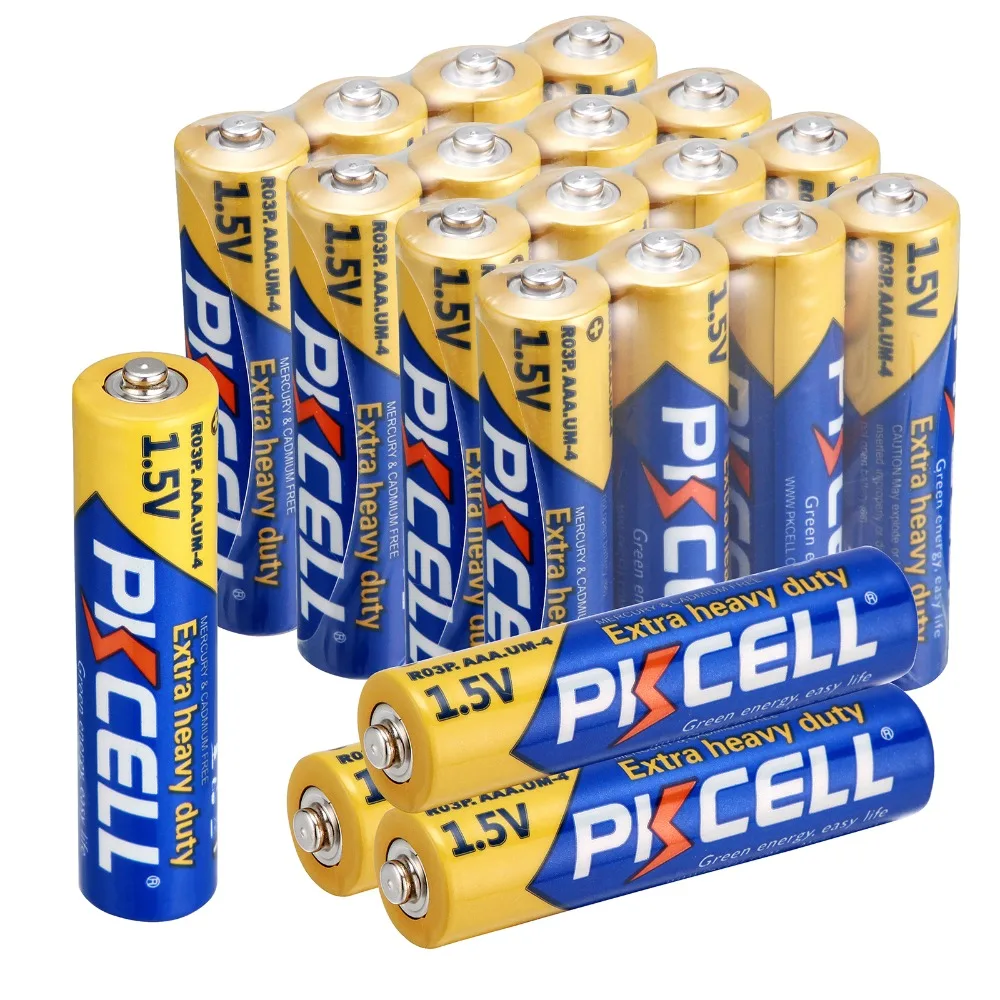20 шт./лот Pkcell R03P UM4 1 5 в 3A AAA батарея супер сверхмощная цинковая углеродная для