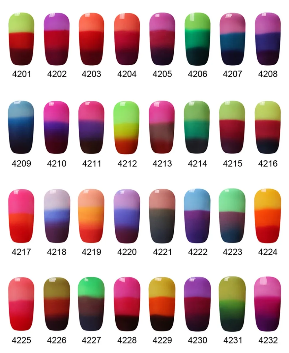 Милый Beau гель хамелеон с функцией изменения цвета в зависимости от температуры