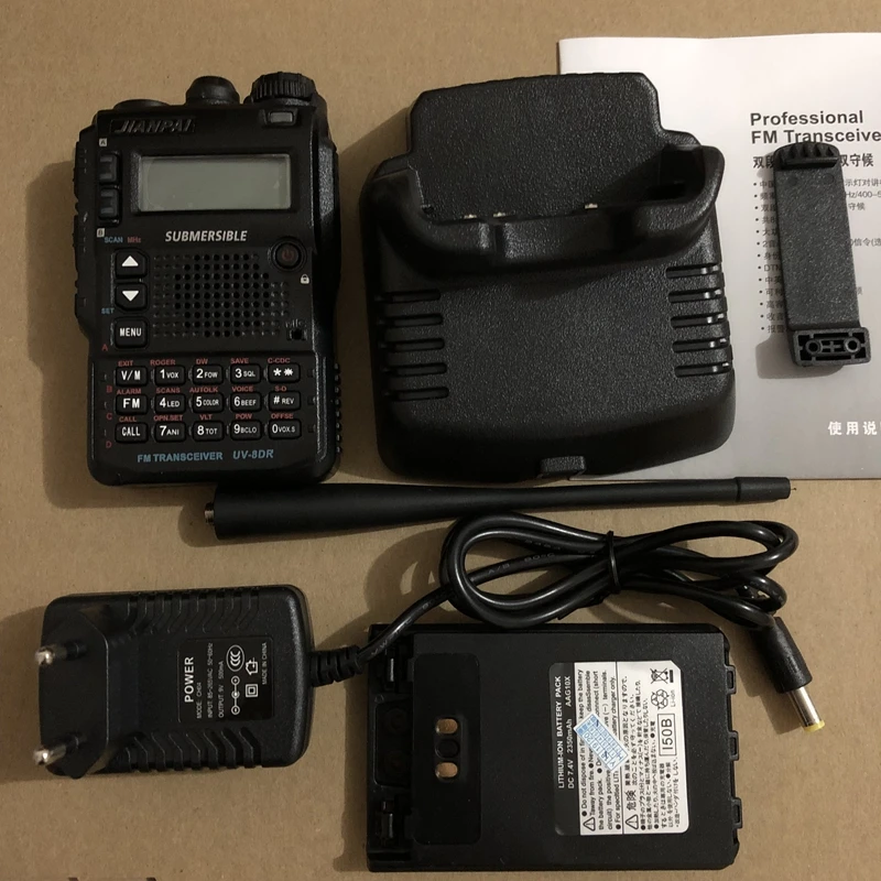 UV 8DR walkie talkie dual band 136 174/400 520MHz portable high quality professional radio station 8DR|Рации| |