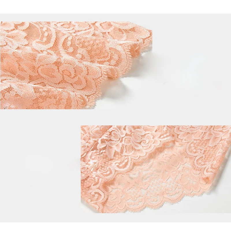 Прозрачные кружевные трусики с открытой промежностью сексуальное белье женское