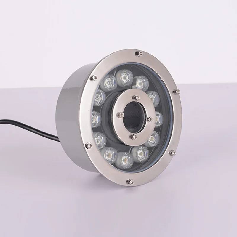 4 шт./лот 6 Вт 9 12 18 IP68 RGB светодиодный подводный светильник 24 В Уличный бассейн
