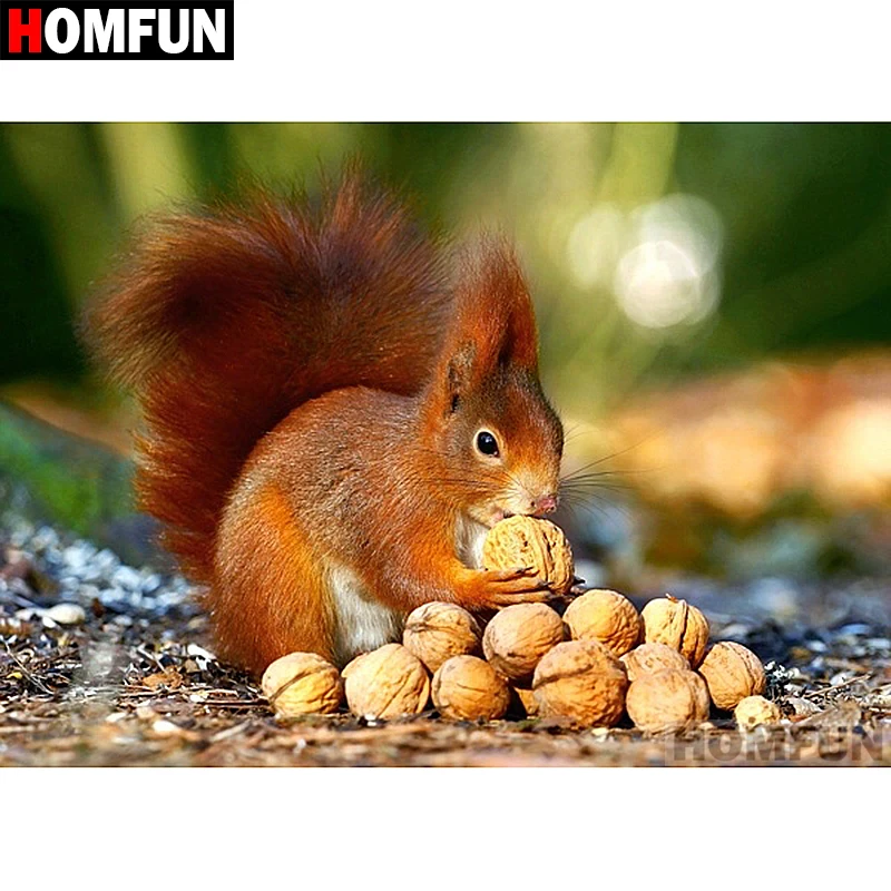 Алмазная живопись HOMFUN A07082 полноразмерная/круглая вышивка сделай сам с