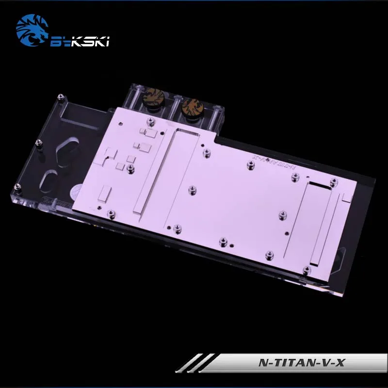 Водяной блок Bykski для NVIDIA TITAN V графическая карта с полным покрытием кулер воды |
