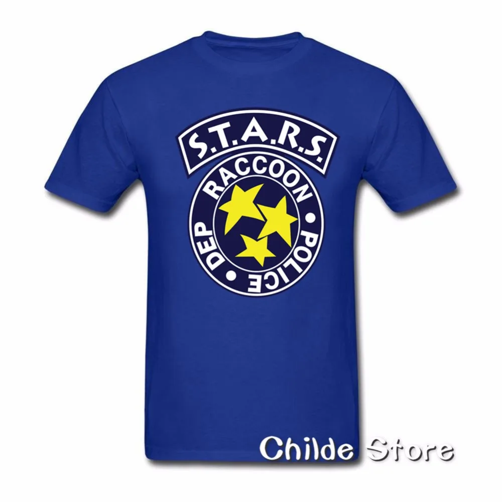 Футболки с логотипом herent Evil S.T.A.R.S Leon RPD хлопковые мужские повседневные футболки