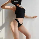 Luckymily сексуальное женское Бесшовное белье с низкой посадкой, удобные стринги, женское сексуальное нижнее белье, шелковые трусики, сексуальные трусы