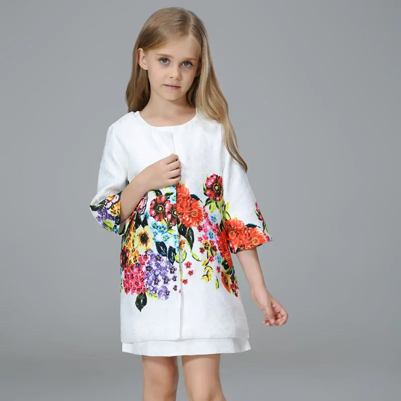 Комплект одежды для девочек AiLe Rabbit брендовая зимняя одежда верхняя с принтом