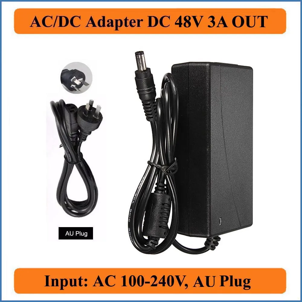 Адаптер для светодиодной ленсветильник 48 В 3 а с вилкой Стандарта Австралии |