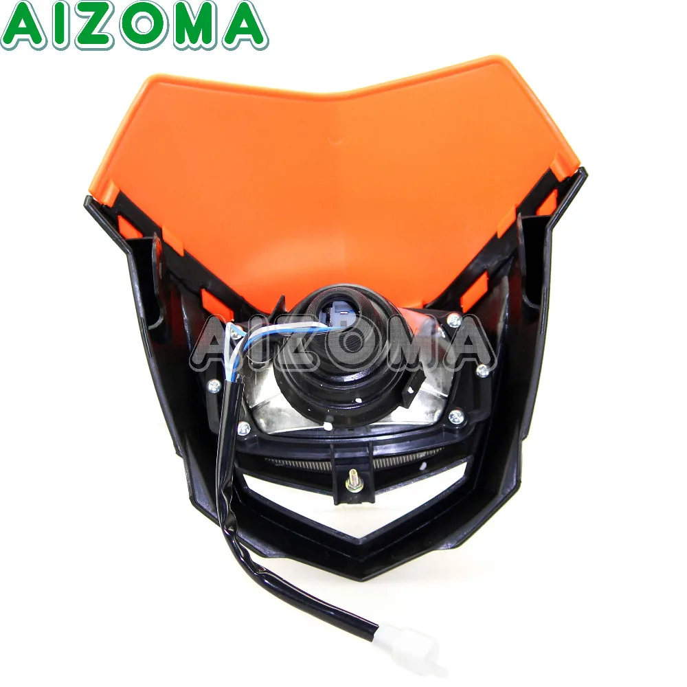 Мотокросс су головной светильник 12V 35W фары обтекатель SMC sx EXC SMR CRF DRZ KLX KLR XR WR 125/250/450