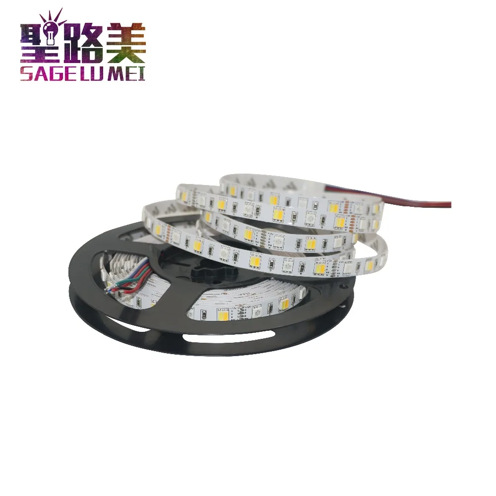 5 м/рулон DC12V 60 светодиодный s SMD 5050 RGB CCT светильник RGBW ленточный не