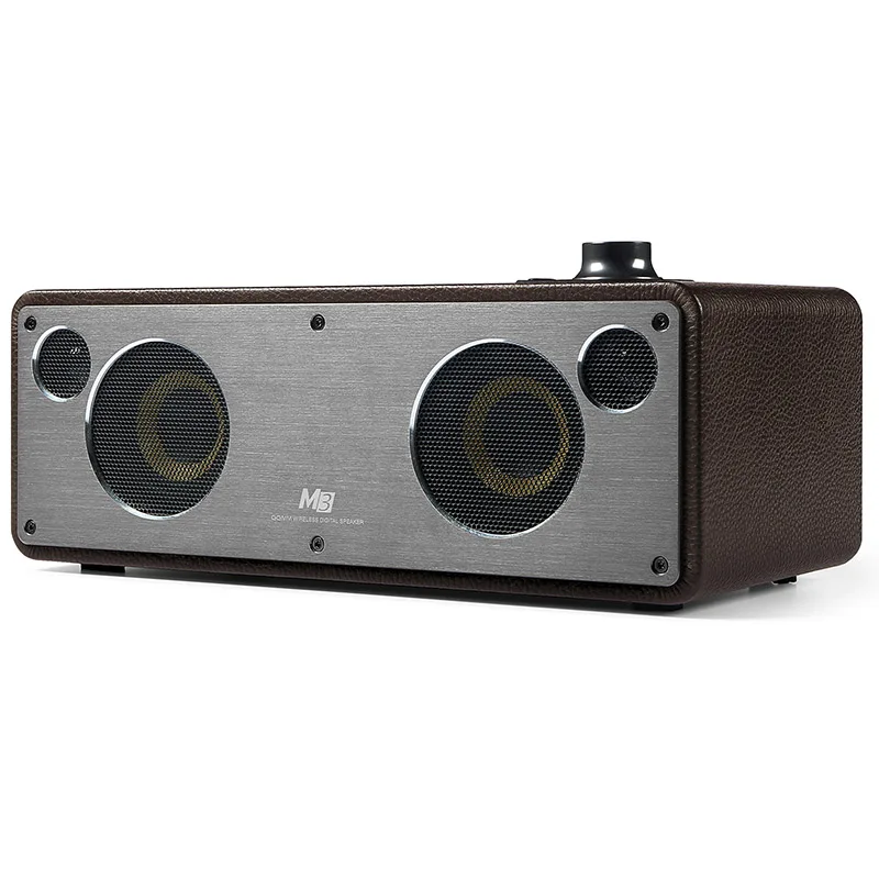 GGMM M3 беспроводной динамик WiFi Bluetooth динамик стерео звук HiFi аудио сабвуфер лучшая поддержка мультирум DLNA Airplay - Цвет: Coffee
