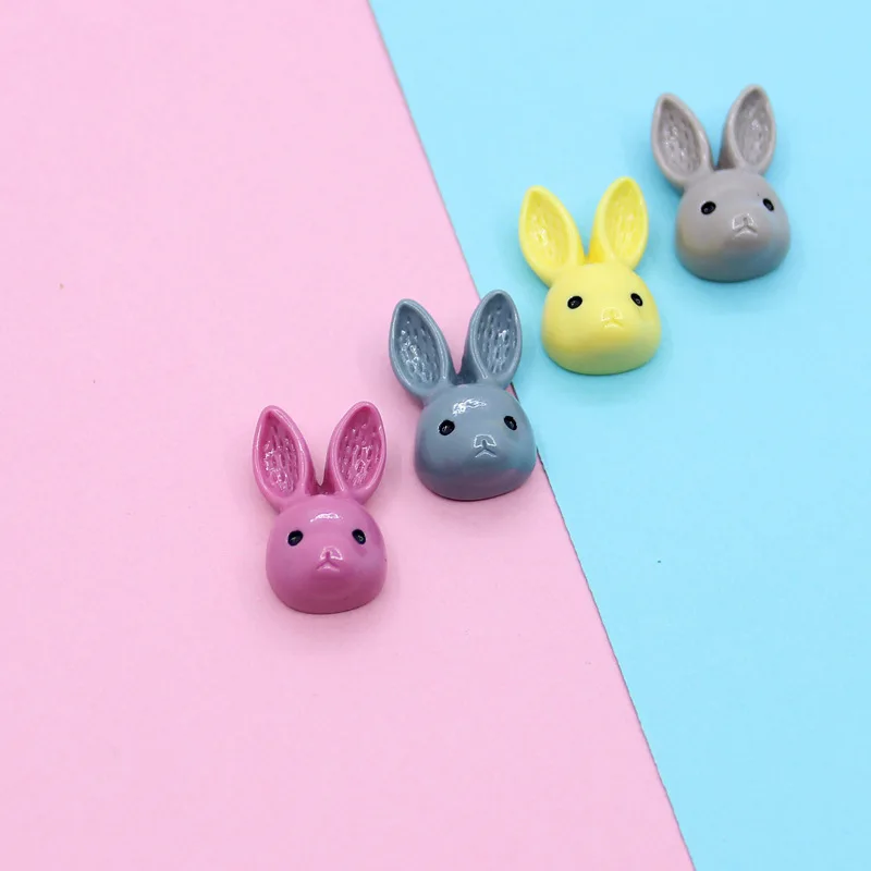 10 шт милые кабошоны кролика-аксессуары из смолы DIY Ремесло Украшение скрапбукинг