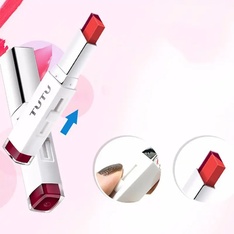 2018 10 Color Gloss Korea Makeup Lips Cosmetic Face Make Up Waterproof Double Gradient Lipstick |