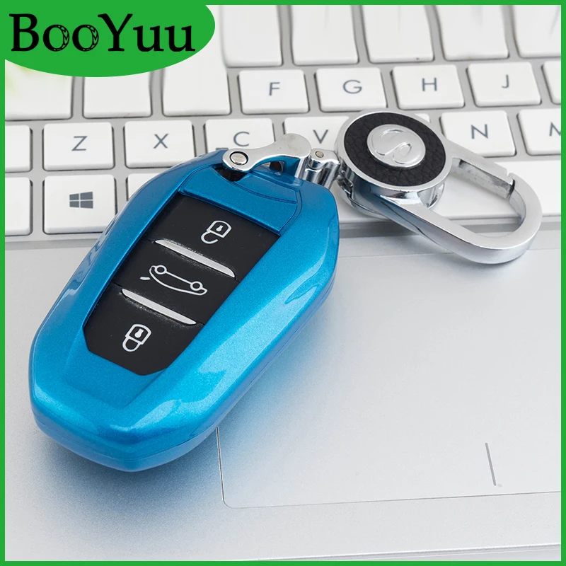 Чехол для ключей автомобиля BooYuu ABS + Plaint Citroen C4 C4L C5 C6 C3XR DS4 DS5 DS6 Elysee Picasso AIRCROSS