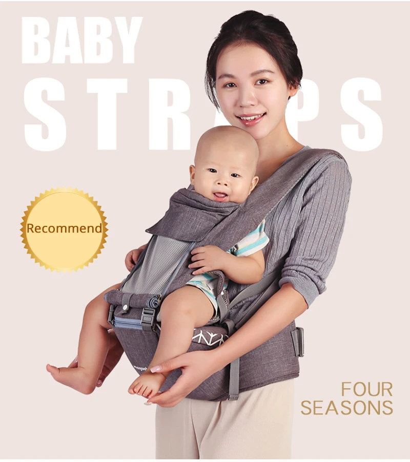 Honeylulu/Модная дышащая переноска для детей 3 в 1, многофункциональная переноска-кенгуру для новорожденных