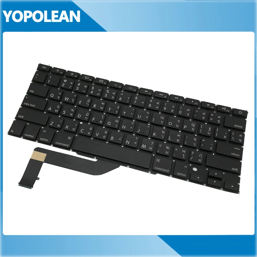 5 шт./лот новая тайская клавиатура для Macbook Pro Retina 15 &quotA1398 2012 2013 2014 2015|Клавиатуры