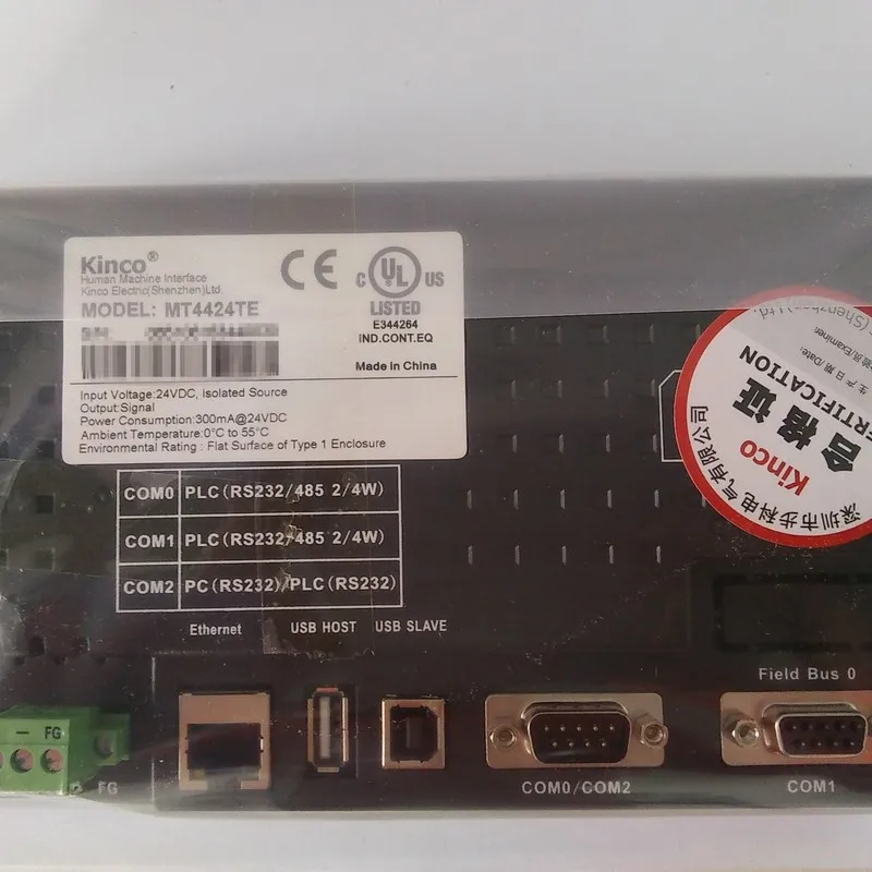 Kinco MT4424TE с Ethernet 7-дюймовый HMI TFT 800*480 USB хост SD-карта Расширяемая память Сенсорный