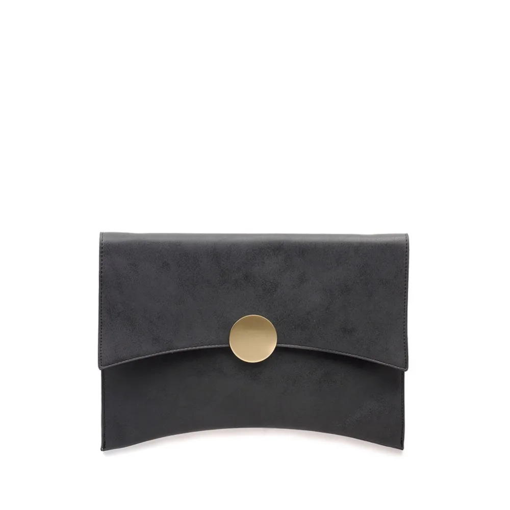 Стильный Замшевый клатч-конверт женский элегантный стиль простой