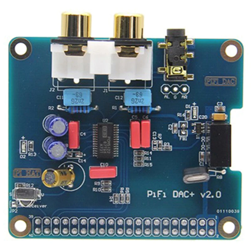 AABB-Dac + чехол Pcm5122 I2S 32 бит Hifi Pifi Digi Dac Igi цифровая звуковая карта для Raspberry Pi 3 Model B/2B/B |