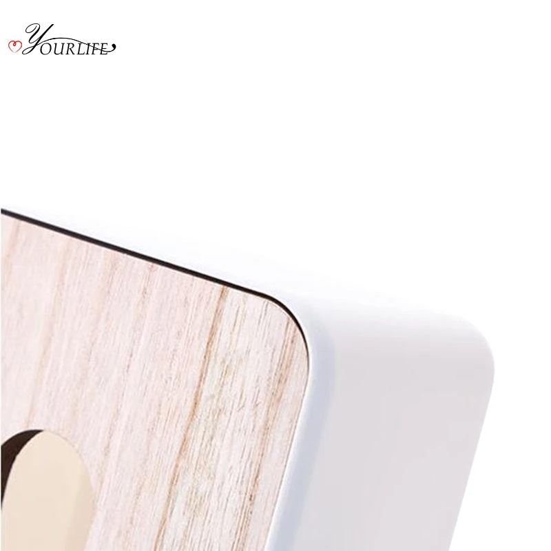 OYOURLIFE 1pc Removable Tissue Roll Paper Wooden Box Home Bathroom Car Container Napkin Holder | Дом и сад