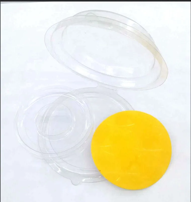 new yellow 10 компл./лот квадратная упаковочная коробка для ресниц пустой ресницы пластиковый посылка все прозрачной крышкой лоток ресницы DIY мягкий упаковочная коробка - Цвет: new yellow