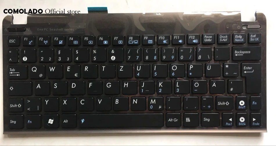 GR немецкая клавиатура для Asus Eee PC 1015 серии 1015B 1015PW 1015CX 1015PD 1011 1015PX с коричневой