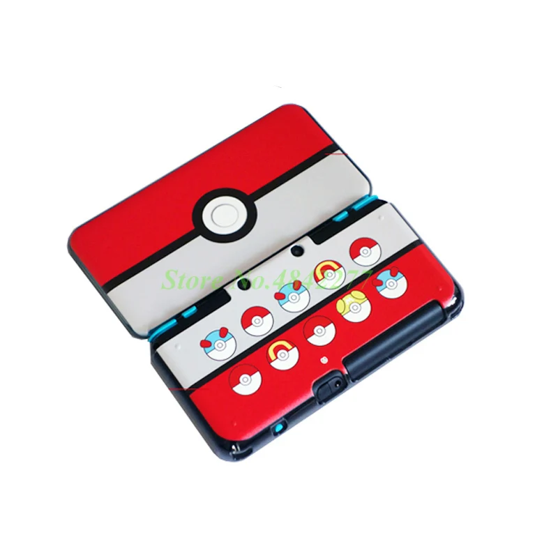 2DS LL/XL аксессуары шаблон чехол Pokeball пикачус защитный жесткий чехол оболочка кожа для nintendo консоли игры - Цвет: 1