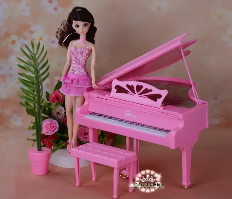 

original for piano for barbie musical instruments princess 1/6 bjd doll home dream house furniture musicista accessories child