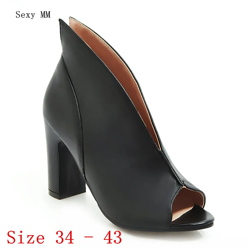 

Peep Toe High Heels Women Pumps High Heel Shoes Stiletto Woman Wedding Shoes Kitten Heels Plus Size 34 - 40 41 42 43