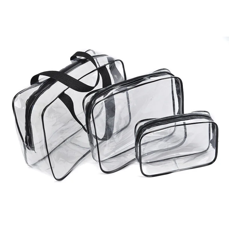 Прозрачные сумки из ПВХ дорожный органайзер прозрачная косметичка для