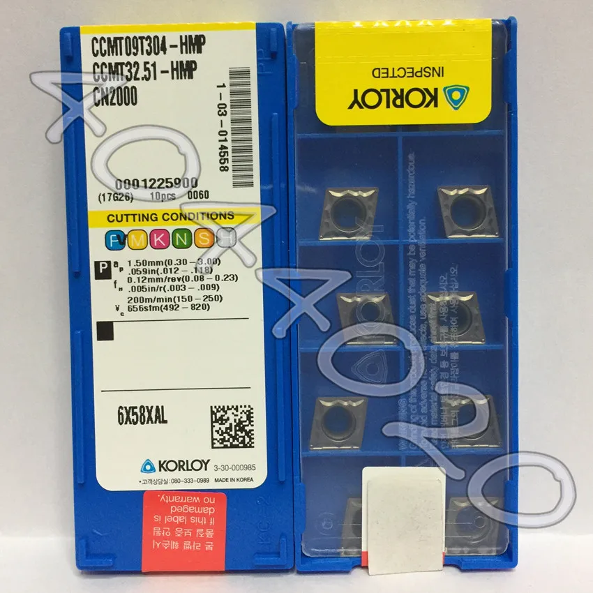 

CCMT09T304-HMP CN2000 CCMT32.51-HMP CN2000 10pcs New original Carbide blade