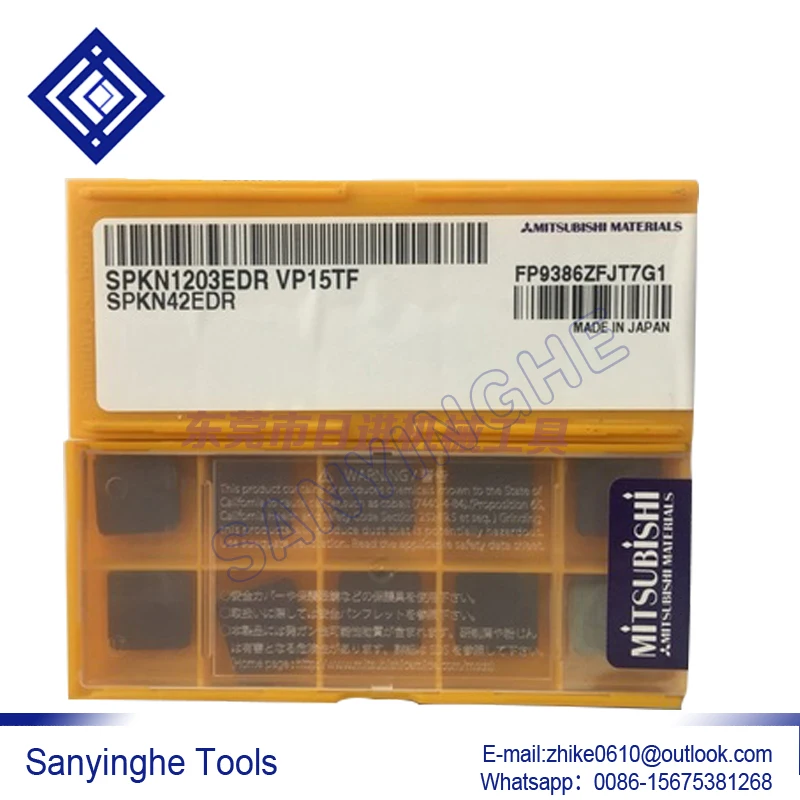 

50pcs/lots SPKN1203EDR VP15TF / SPKN1203EDR US735 CNC Carbide Turning Inserts