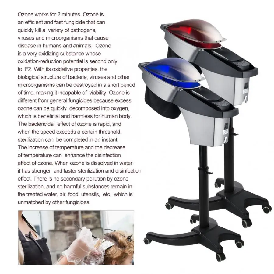 700w Multifunctional Oil Treatment Machine Ultrasonic Ozone Hair Care Steamer Hair Salon Styling Accessory Oil Treatment Machine