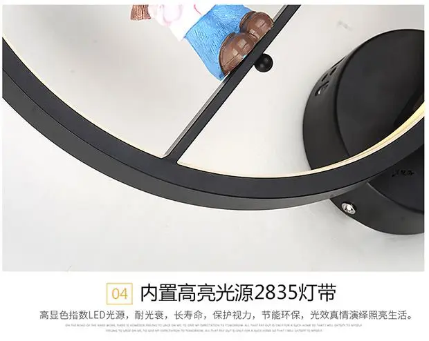 Креативный светодиодный настенный светильник в виде куклы, 18 Вт, AC110V, 220 В, современный простой прикроватный настенный светильник для спальни в помещении, подарок для ребенка, подруги