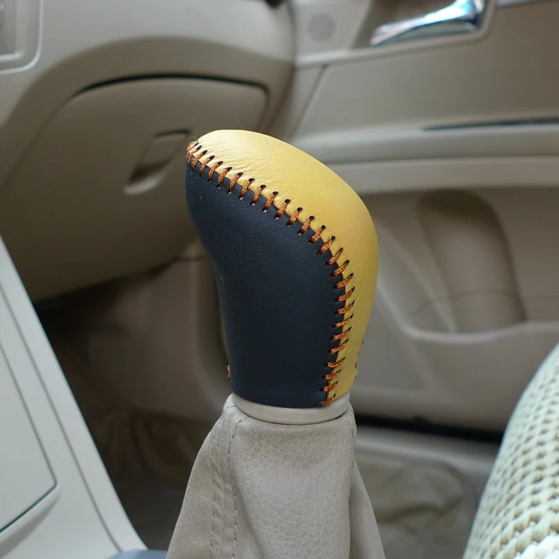 Case ppc Genuine Leather shift knob cover For Roewe 350 MT car on the gear stick cpr pen | Автомобили и мотоциклы