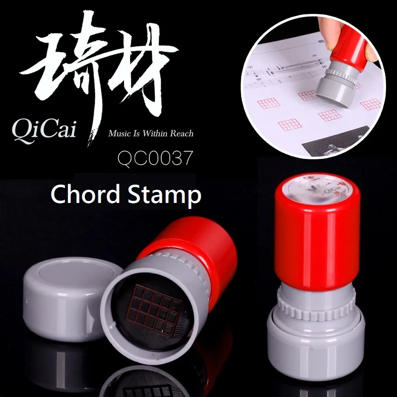 QiCai QC0037 гитарный аккорд резиновый штамп простой в использовании для | Отзывы и видеообзор