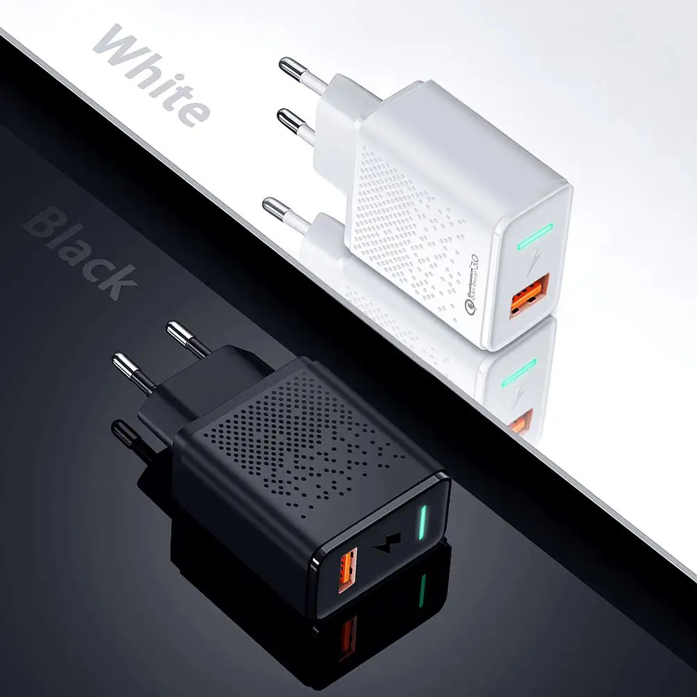 18 Вт Быстрая быстрая зарядка QC 3 0 Usb настенное зарядное устройство для мобильных