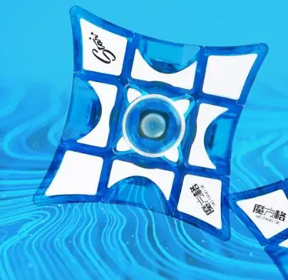 QI Yi Mofangge Spinner куб обучающий игрушки для детей и взрослых 1x3x3 волшебная головоломка Fingertip волшебный куб игры - Цвет: Тёмно-синий