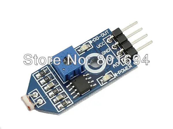 

3,3 V-5 V фоторезистор модуль датчика встроенный компаратор чип LM393